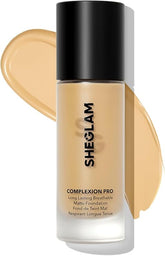 SHEGLAM Full Coverage Foundation Makeup Long Lasting Waterproof Matte Dewy Liquid Foundation