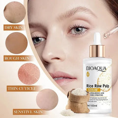 Bio Aqua Hyaluronic Acid & Rice Essence serum