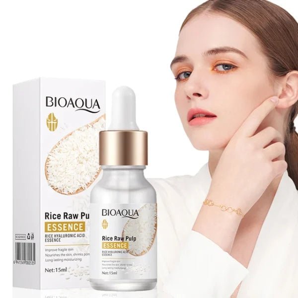 Bio Aqua Hyaluronic Acid & Rice Essence serum