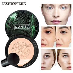 SUNISA Foundation Base Waterproof Mushroom Head Air Cushion CC Cream
